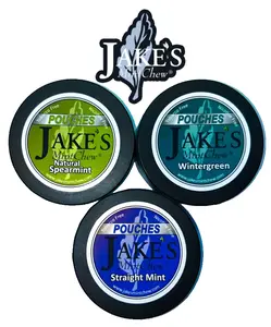Jake's Mint Chew - Variety 3 pack - POUCHES chew alternative quit dipping