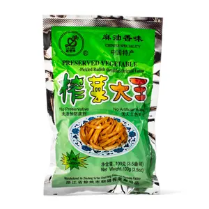 Da Xing Preserved Vegetable Pickled Radish Shredded, Original Flavor 100 g