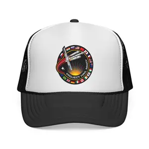 Project Hail Mary Spaceship Mission Trucker Cap, Sci-Fi Novel Inspired Hat, Space Explorer Mesh Back Cap Gift for Fans