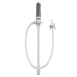 DEWAY Automatic Fuel Transfer Pump - 3X More Powerful D Battery Powered, Extra Long Hose Fits All Size Cans, Portable Liquid Pump Transfers Gasoline, Water & More at 2.6 Gal/Minute