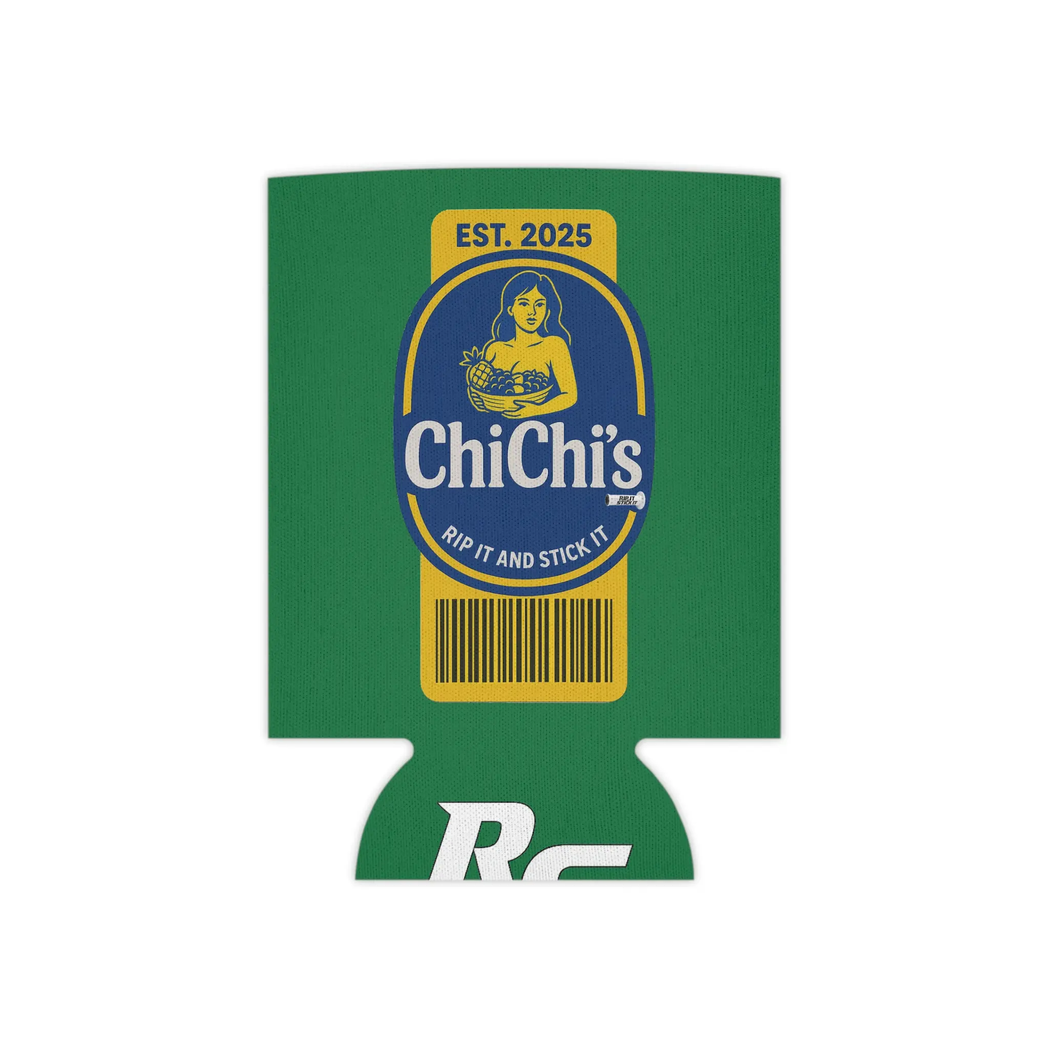 ChiChis Basket Can Cooler - Fun Beverage Insulator Parties Events Tailgating Summer Personalized Gift Eco Friendly Drink Holder
