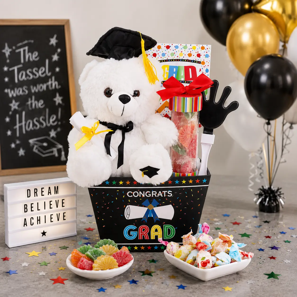 Congrats! Grad! Graduation Gift Basket