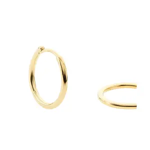 Aya Big Creole 18ct Gold Plated