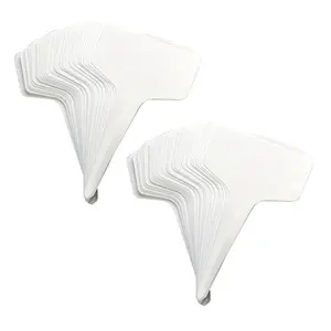 100pcs Plastic Plant T-type Tags Markers Nursery Garden Decoration Tags for Plants Garden Decor Gardening Label