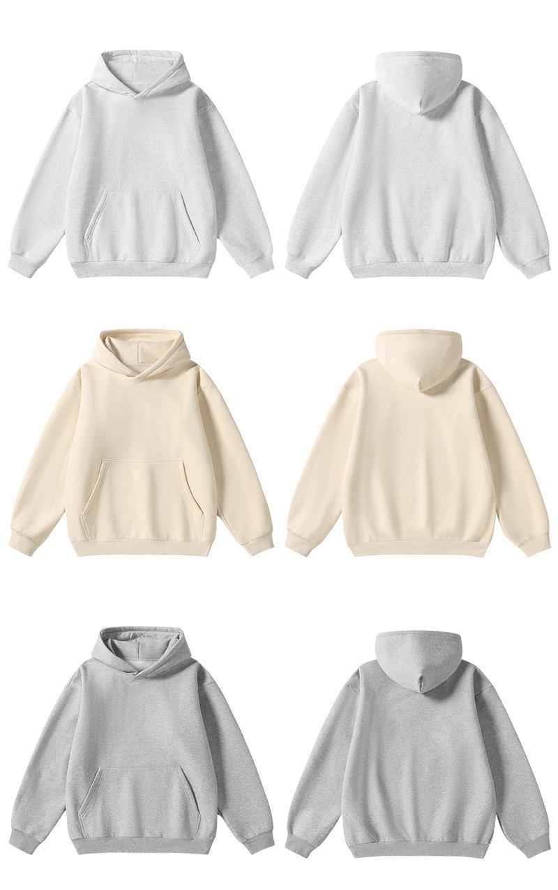 Men's Ribbed Elastic Plain Cotton Basic Hooded Sweatshirt - Autumn Winter New Menswear Top, Loose Long-Sleeve, Soft Minimalist Casual Athletic, Kangaroo Pocket, Breathable, Suitable for Running, Basketball
