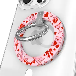 Velvet Caviar Be Mine MagSafe Grip Ring - Secure Magnetic Phone Grip & Stand for iPhone - Perfect Gift for Valentine