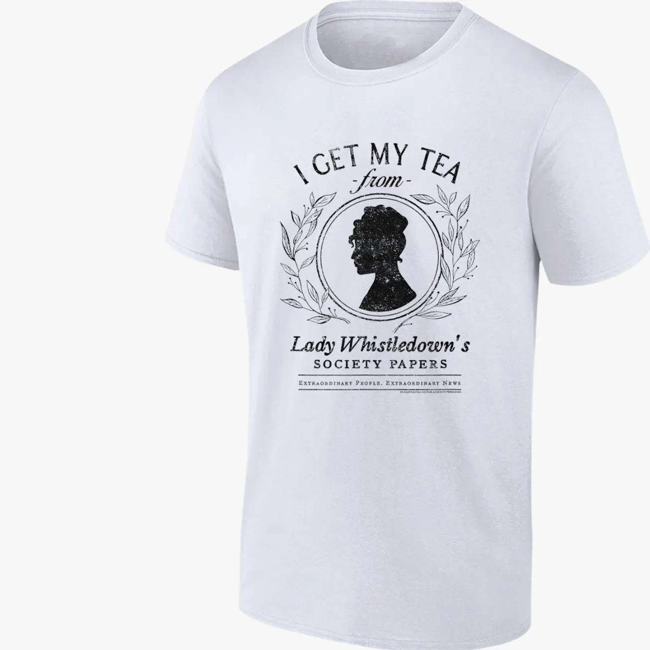 I Get My Tea from Lady Whistledown’s Society Papers Bridgerton shirt RLI