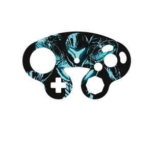Dark Samus Gamecube Controller skin