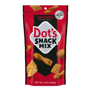 Dot’s Pretzels Original Seasoned Pretzel Twists 14oz Bag Crunchy Snack Mix Bold Seasoned Flavor Gourmet Pretzel Snack for Sharing Parties & On-the-Go