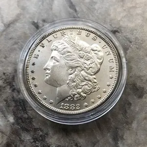 1882 Morgan Silver Dollar in Brilliant Uncirculated Condition