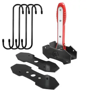 2025 Brake Caliper Compression Tool, Ratcheting Piston Press with 360° Swing, Car Brake Pads Retractor, Caliper Tool Set with Steel Plates & Hooks for Auto Brake Repair