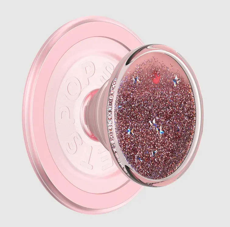 Tidepool Rose Magnetic MagSafe PopGrip Popsocket - Stylish Cellphone Accessory with Stand, Something Sweet Line, Phone Holder for Smartphones
