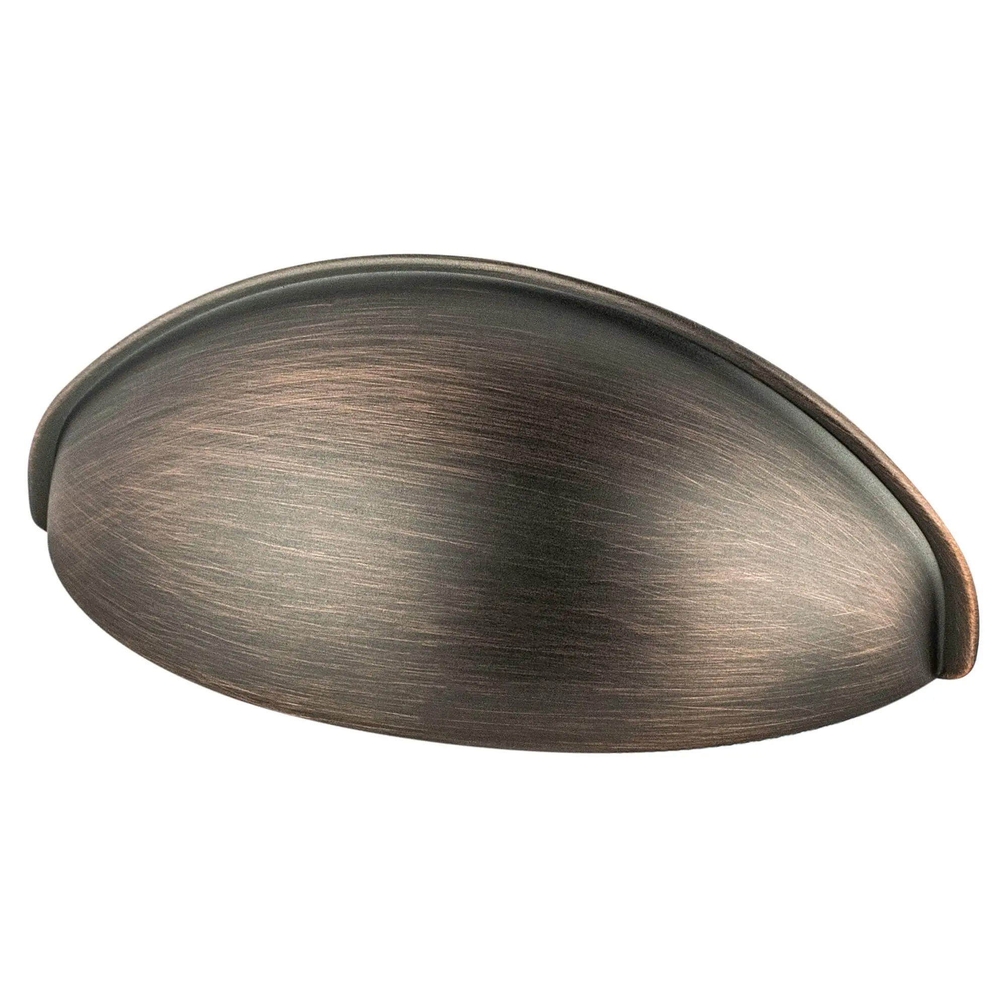 Berenson 9360-10VB-P Advantage Plus Pull Handle, 64 mm CC, 3 Cup Design, Verona Bronze Finish