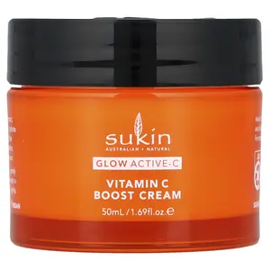 Sukin Glow Active-C, Vitamin C Boost Cream , 1.69 fl oz (50 ml)