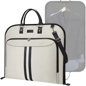 Large Travel Garment Bag, Travel Suit Bag for Men or Women, 42'' Waterproof Carry on Garment Bag for Hanging Clothes, Garment Duffel Bag for Travel Business