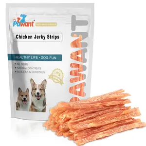 Pawant Dog Treat Snacks Puppy Treats Chews Real Chicken Jerky Strips Rawhide-Free for Small Medium Large Breed