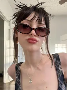 Oval Fashion Glasses for Daily Accessories, Women's Beach Accessories