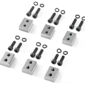 VEVOR Electric Rebar Cutter Blade, 6 PCS 20/22mm Cutting Diameter, HRC58 - 60 Hard Hydraulic Rebar Blade Replacement Jaw Blades with 12 Hexagon Screw and 12 Spring Washer, for Model RC - 20, RC - 22VEVOR Super Brand Day