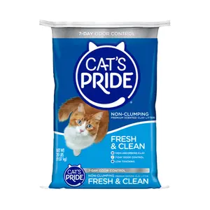 Cat's Pride Premium Clay Cat Litter with Safe & Effective Odor Control, Fresh and Clean Scent, 20lb