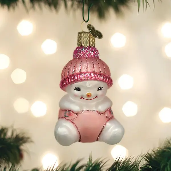 Snow Baby Girl Ornament Snow Baby Girl Ornament