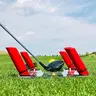 EyeLine Golf Speed Trap 2.0 Hitting Aid - Golf Training Tool with Path Control, Slot Markings, Tee Shot Fixer, Alignment Insights, No More Hooks, Shape Shots, Spin Your Wedges, Draws on Command, Target-Focused Face Guidance