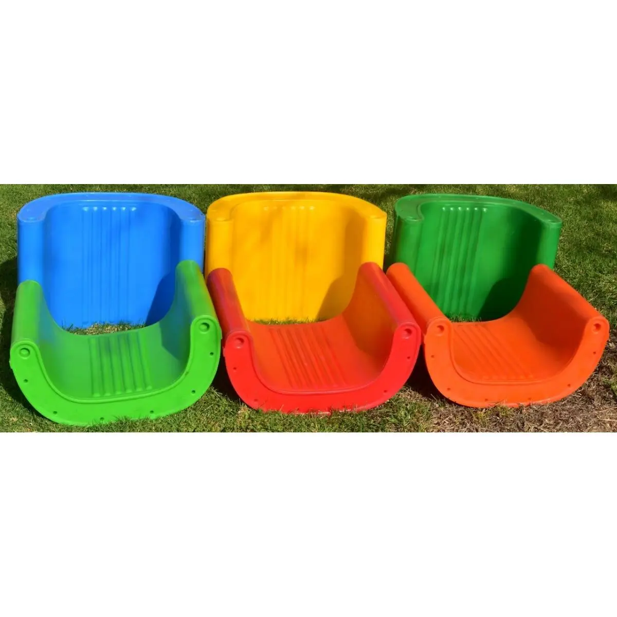 212 MAIN Jensen Swing Scoop Slide Insert - Rotomolded Yellow Dog Playground Set, Outdoor Pet Play Equipment, 23" Overall Width for Residential Backyard, Child Care Center