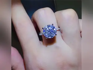 Intent  | 5 Carat Moissanite Sterling Silver Ring