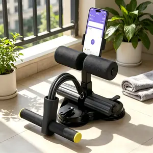Home Abdominal Trainer with Resistance Bands & Phone Holder Portable Waist Twisting Ab gym accessories Back