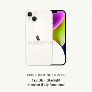 Refurbished Apple iPhone 14 Plus 128GB Unlocked Excellent Condition Refurbished Apple iPhone 14 Plus 128GB Unlocked Excellent Condition