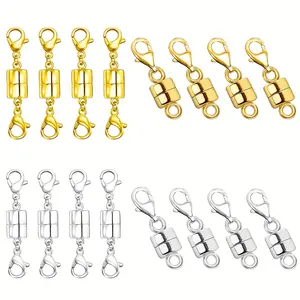 Lobster Clasp Magnetic Necklace Clasps And Closures Magnetic Jewelry Clasps Converters for Bracelet Necklaces Extender