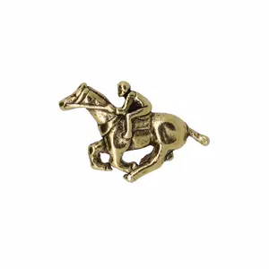 Jockey Gold Lapel Pin
