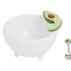 Guacamole Bowl with spoon