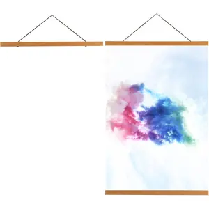 Poster Hanger Frame, 8x10 8x12 8x18  Poster Frame For Poster Hanger, Teak,1 Pack