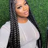 36 Inch Long Braided Lace Front Wigs for Women, Gorgeous Fashion Fluffy Wigs with Baby Hair, Synthetic Braided Full Lace Wigs for Party, Daily Use, Wigs That Look Like Real Hair