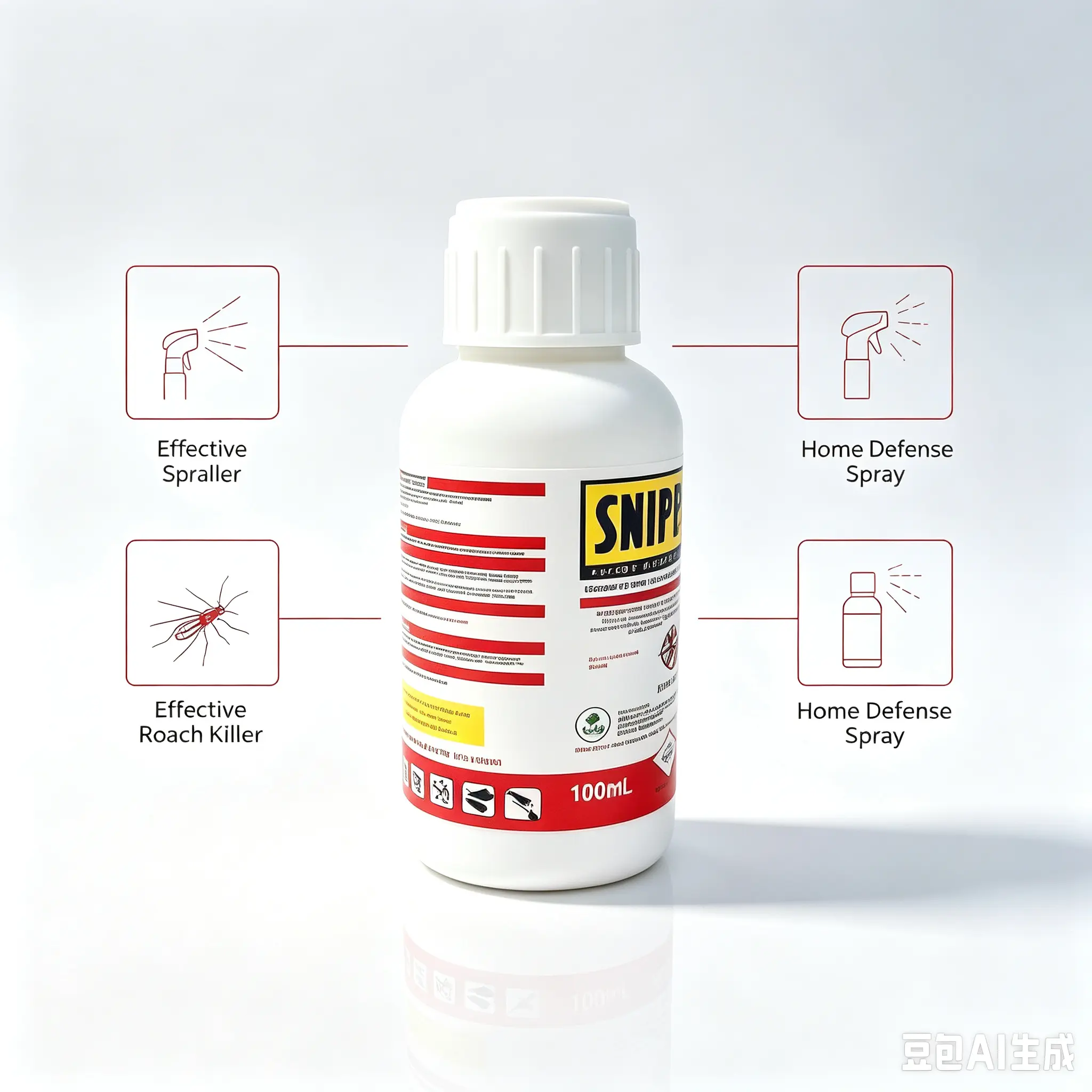 Household Multi-Insect Repellent Liquid - Effective Home Care Cleaning Pest Prevention Solution for Kitchen, Cabinet Use, with Moth, Mold & Damp Proofing Support