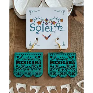 Papel Picado Mexicana Earrings