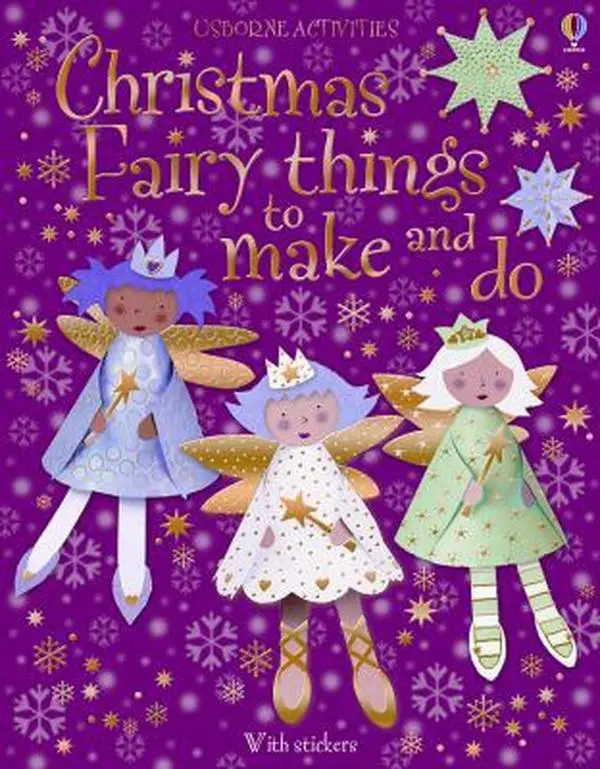 Used Magical Theme Activity Book - Christmas Fairy Art, Sticker & Tutorial Book by Rebecca Gilpin (Paperback, English) for School & Educational Supplies