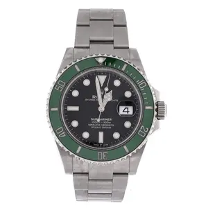 Pre-owned Rolex Oyster Perpetual Submariner Starbucks Date Automatic Watch Stainless Steel and Cerachrom 41 by Rebag