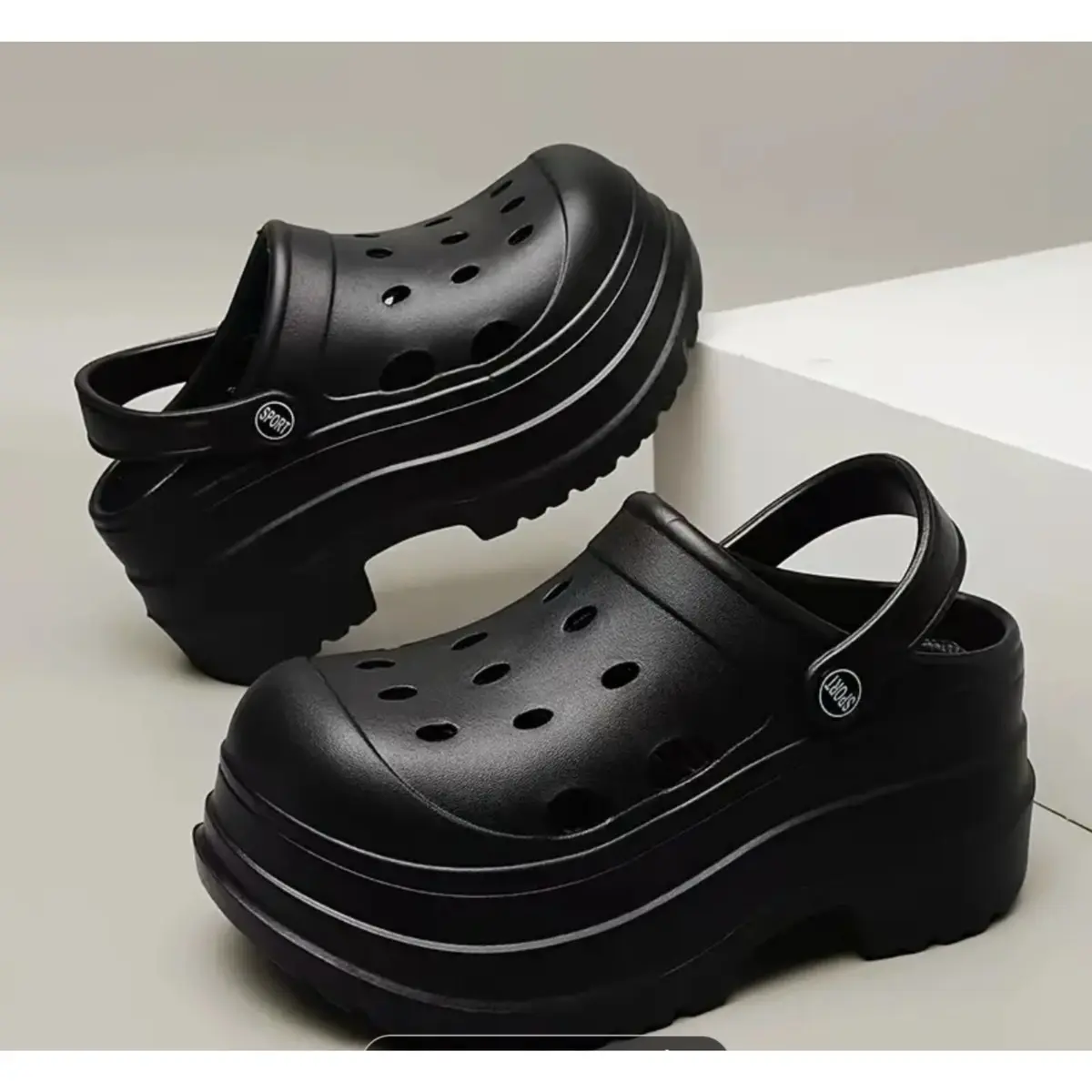 Comfortable EVA Platform Clogs - Soft, Breathable, and Lightweight for All-Seaso
