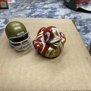 Football Team Rubber Duck Collectible 2025 Series 1 Limited Edition Collectible Box Sports Memorabilia with Detachable Helmet