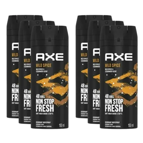 AXE Body Spray for Men 150 ml Deodorant – Pack of 6