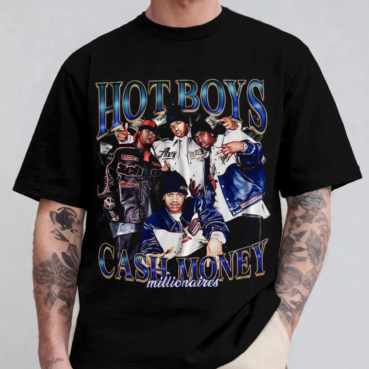 Juvenile Rapper Hot Boys 90s Shirt Trendy Streetwear for True Music Lovers