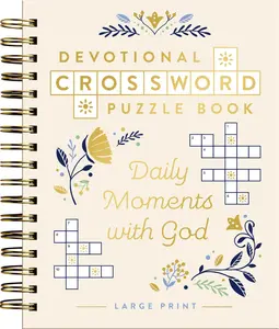 Daily Moments with God: Devotional Crossword Puzzle Book (36 Daily Devotions with Inspiring Activities) – The Perfect Mother’s Day Gift for Christian Moms
