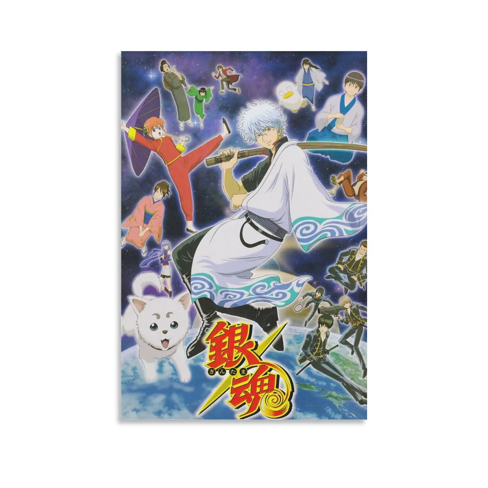 GINTAMA Anime Manga Poster (40) Poster Print Painting Canvas Wall Art Home Decor Posters Decoration Artwork