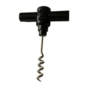 Portable Corkscrew - Black Handle with Spiral Design, perfect for on the go! Buy one for $5.99 or two for $6.99! Hurry offers good until supplies end! Perfect utensils for when outside the kitchen.