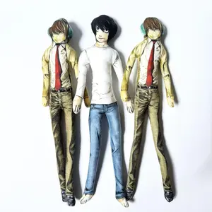 Anime Death Note Yagami Light Cosplay Dolls Hunter Killua Zoldyck Toys Abstract Twistable Iron Wire Figure Doll Birthday Gifts