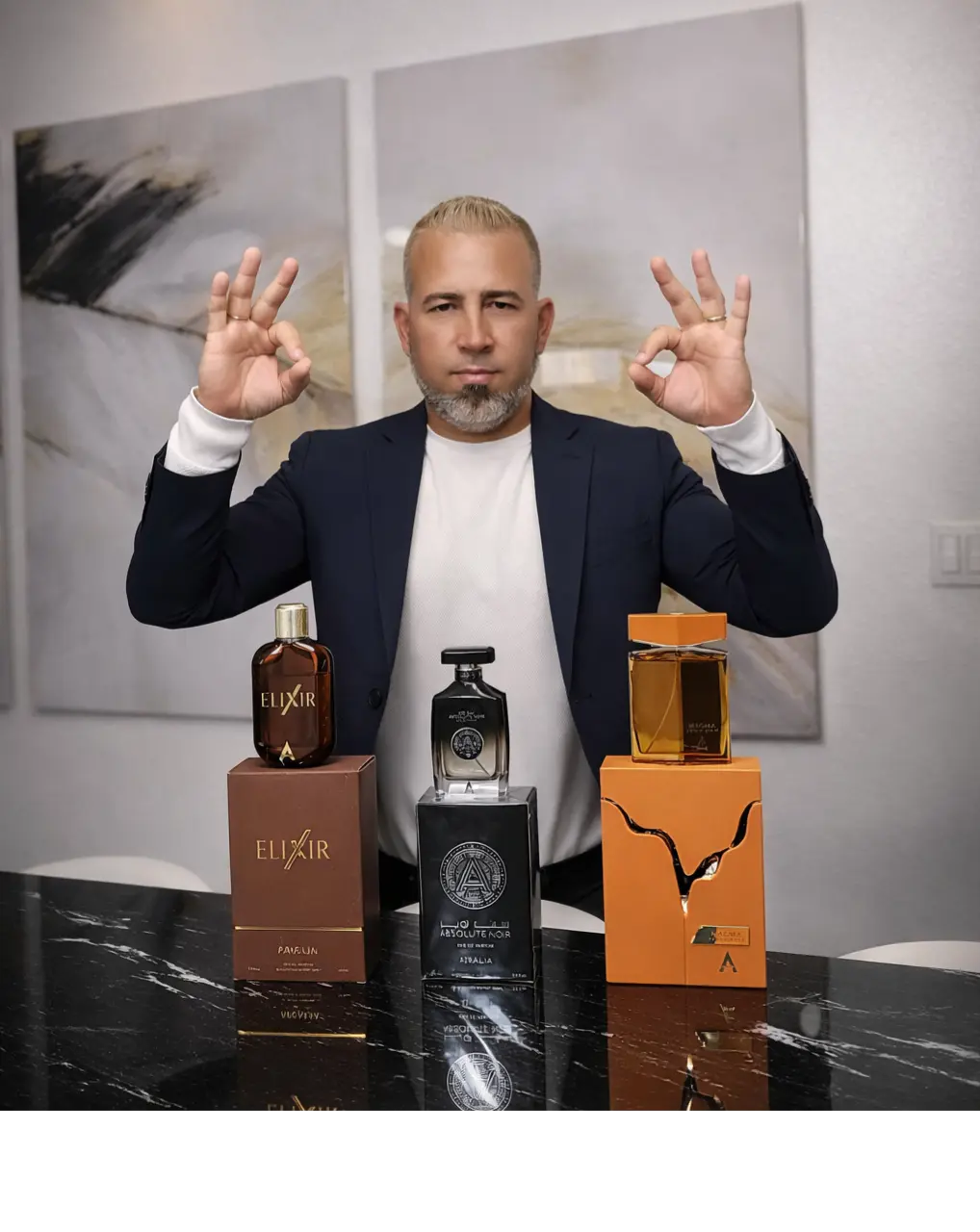 El Yosva favourite Atralia’s bundle Elixir + Noir + Magma Ember Dusk 100ml each
