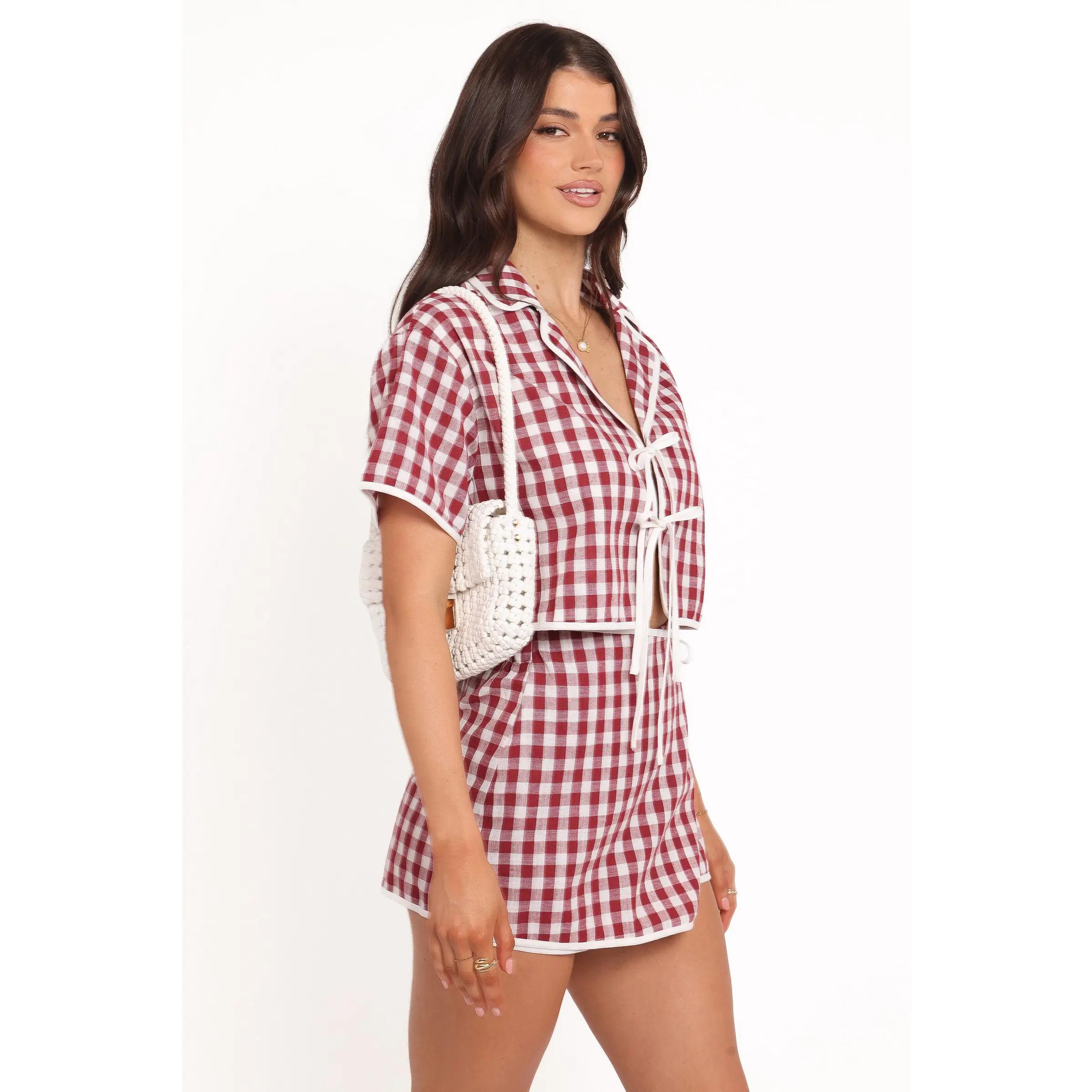 Ana Skort Set - Burgundy