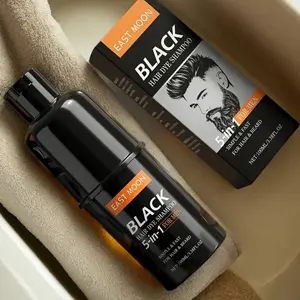 Men's Nourishing Hair Dye Shampoo, Natural Plant Extract Hair Care Shampoo, Gentle Color-Enhancing, Natural Smooth Shine, Daily Use, Softening & Nourishing Formula, Ideal for Men, Plant Extracts Shampoo