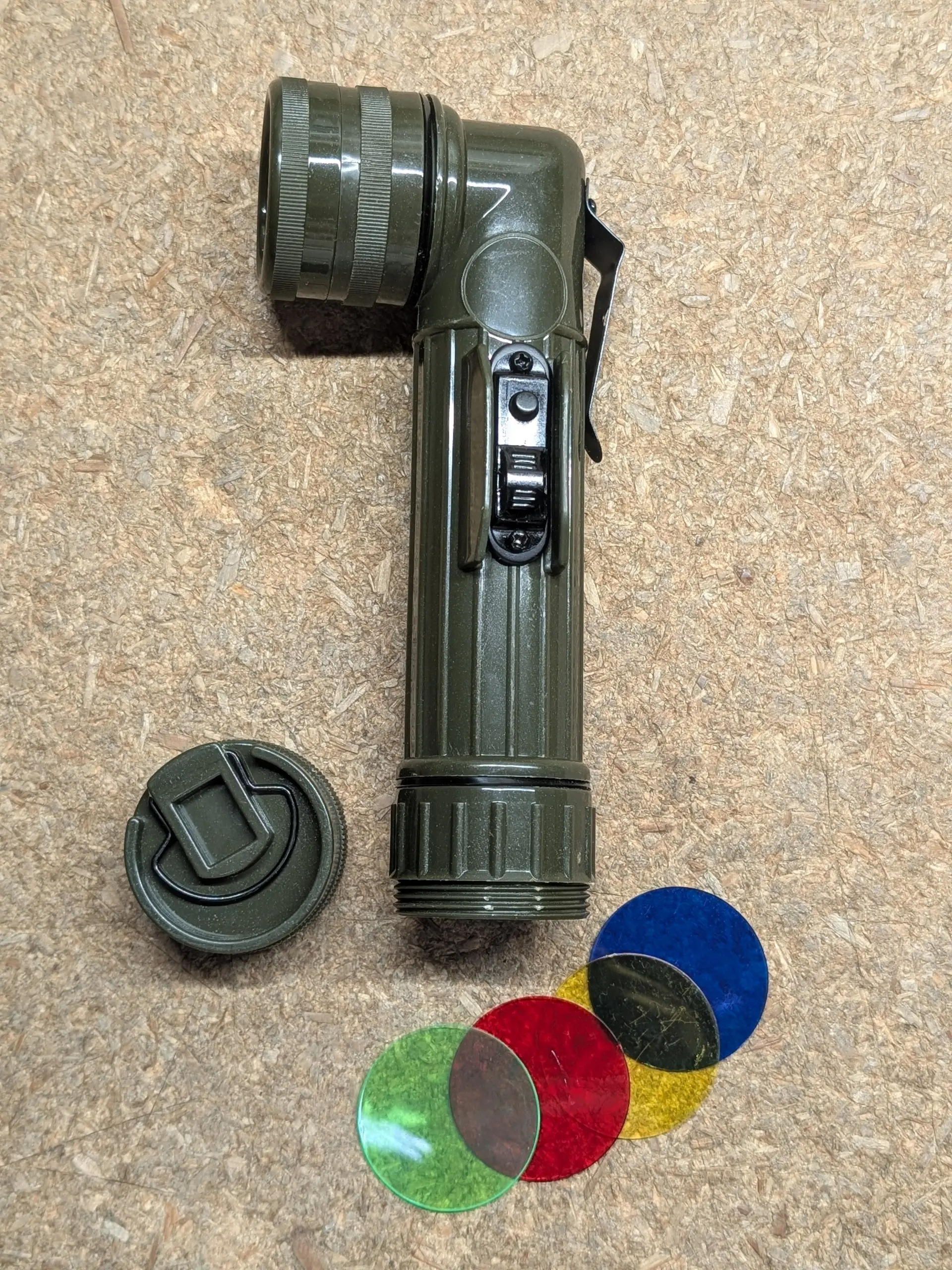 OD D-Cell Anglehead Flashligh